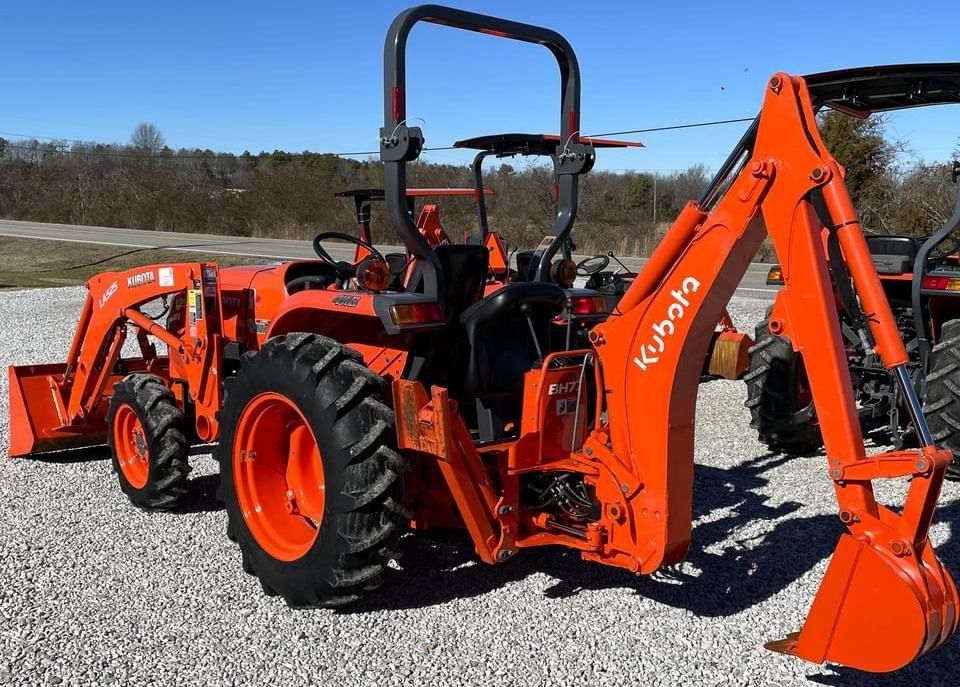 Kubota L2501 Tractor With Front Loader And Backhoe / Small Kubota 25HP Farm Tractor