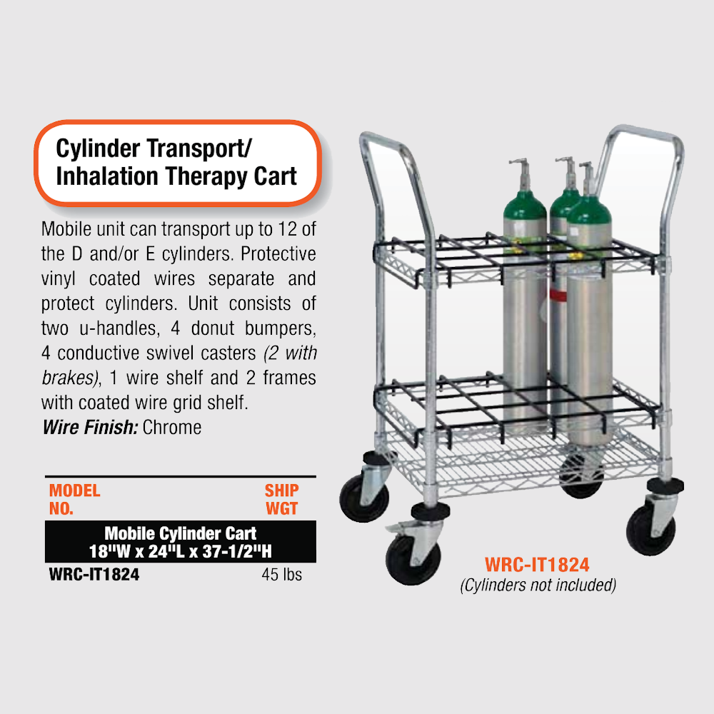 Wire Utility Carts and Cylinder Transport Carts, Multiple Sizes, Styles, & Configurations, USA Ready to Ship Wholesale