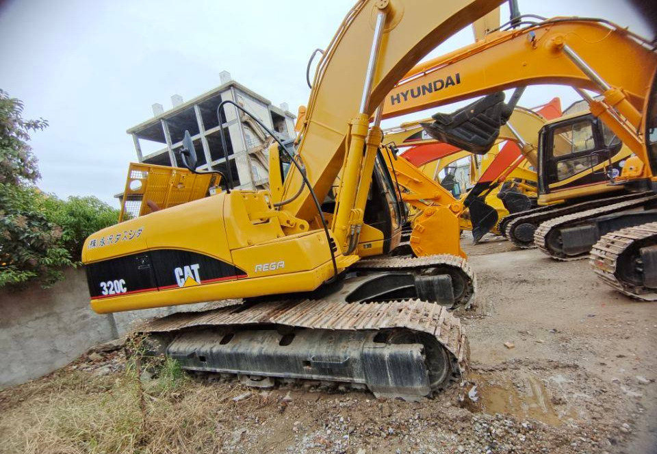 CAT 320 C used machine excavators construction digger crawler