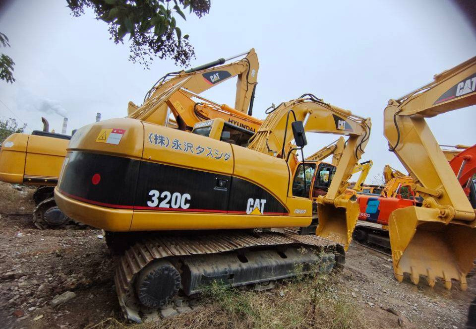 CAT 320 C used machine excavators construction digger crawler