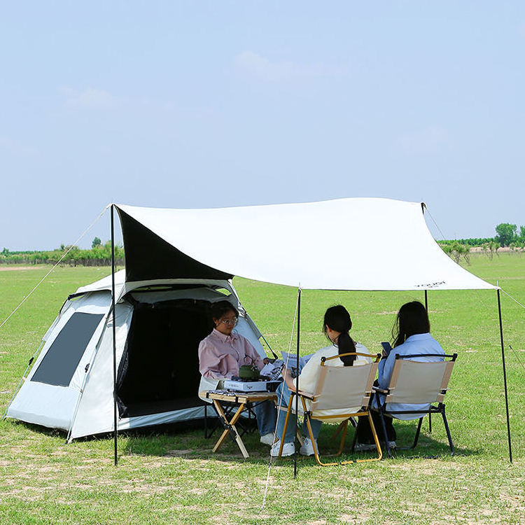 YOUQI Folding Glamping Portable Automatic 3-5 Persons Custom Printed Pop Up Canopy Waterproof Tents Camping Outdoor