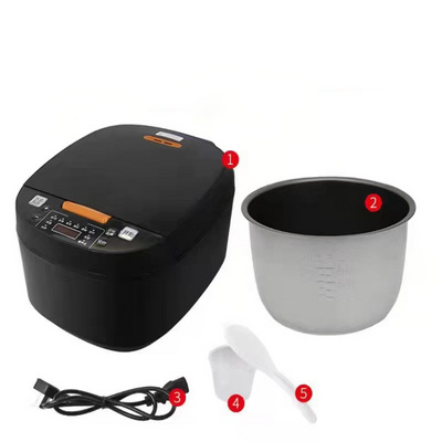 home appliances rice Cooking pot 5L Automatic Smart Digital Touch LCD Multi Non-Stick Home Electric Digital Rice Cooker