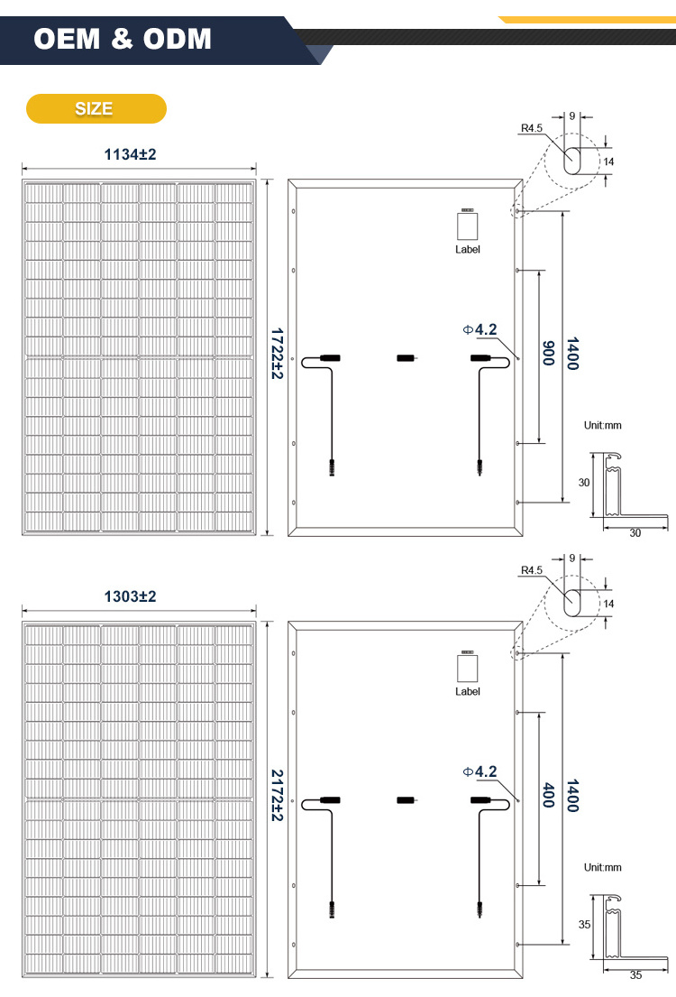Solar Pv Module 400W 600W Mono Panel Solar 500W 48V Germany Solar Panel ...