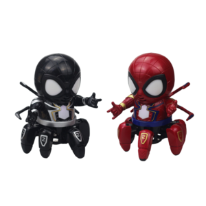 Hot Sale High Quality Electronic Toy Custom LED Light Music Hero Figure Electronic Toy Dancing Spider Robot Car Toys for Kids