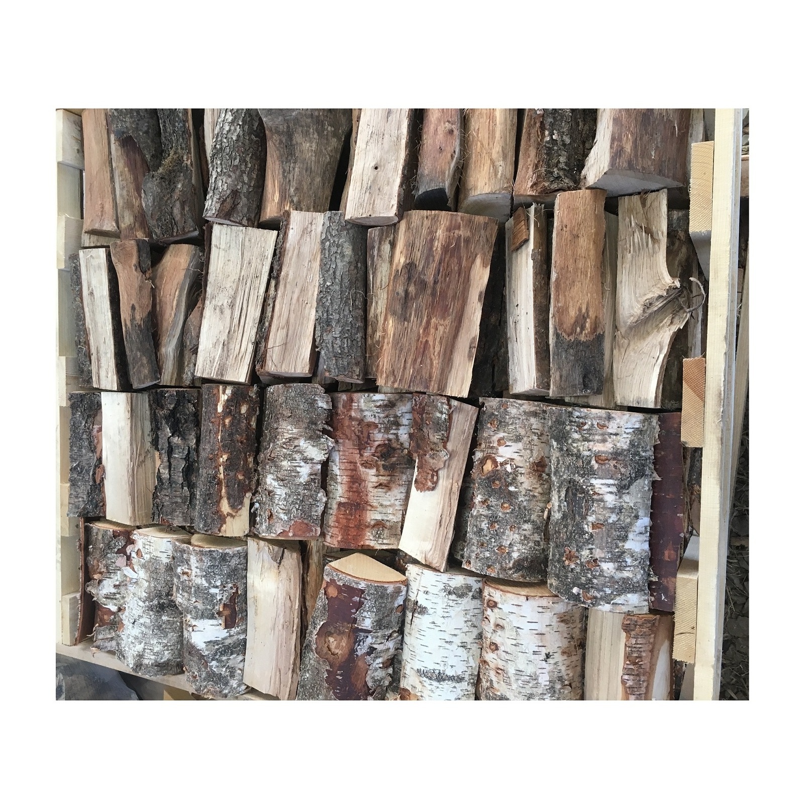 Factory Price Dry Beech/Oak Firewood Kiln Dried Firewood in bags Oak fire wood On Pallets with Length 25 Cm 33 cm