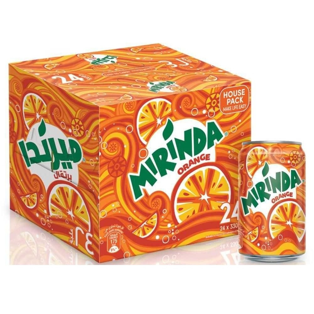 Mirinda Soft Drinks Sarsi Flavour (24 cans/box) Soft Drinks