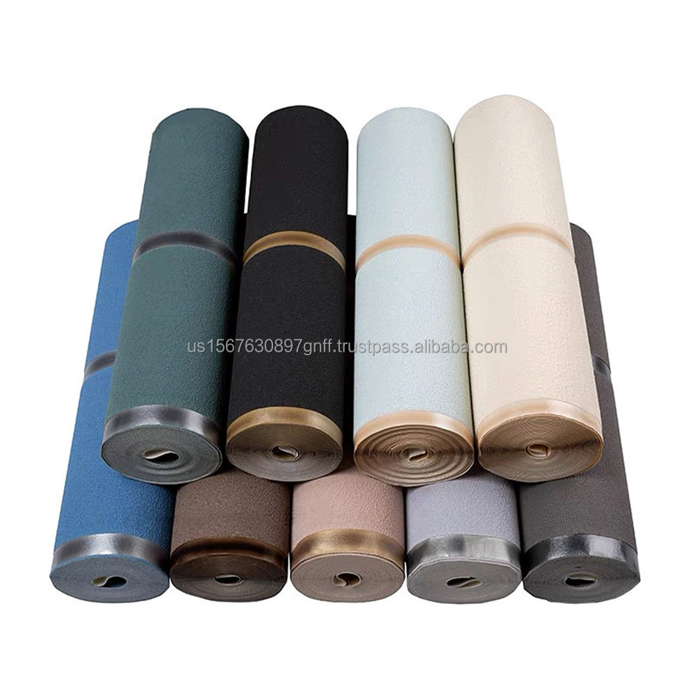 53cm PVC Waterproof Wallpaper Suede Wallpapers/Wall Coating 5D Velvet Wall paper Wallpaper Rolls For Home Decor