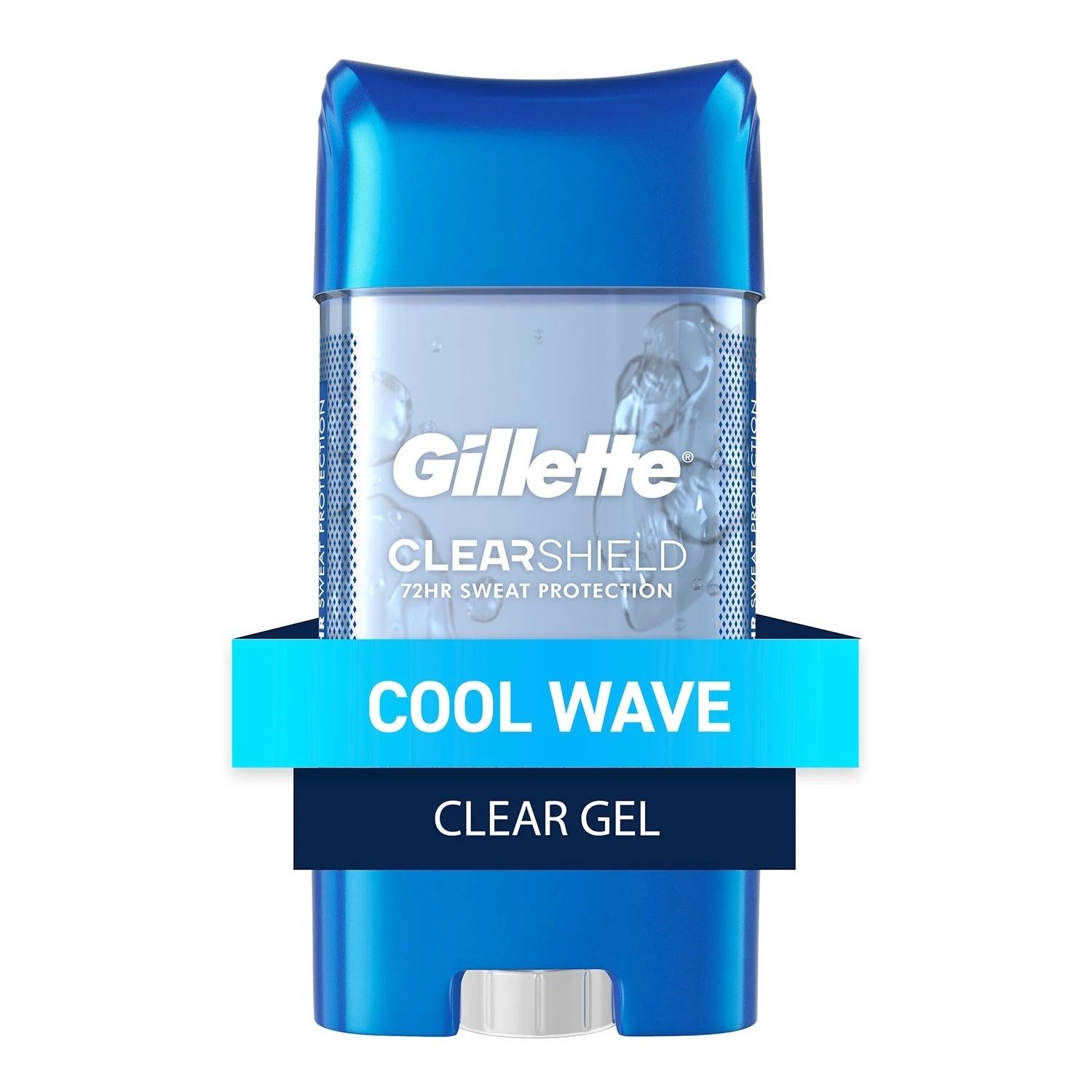 Most Sold Non Irritant 72 Hours Sweat protection,Gillette Clear Gel Men's Antiperspirant and Deodorant Fragrance, 3.8 oz., 5 pk.