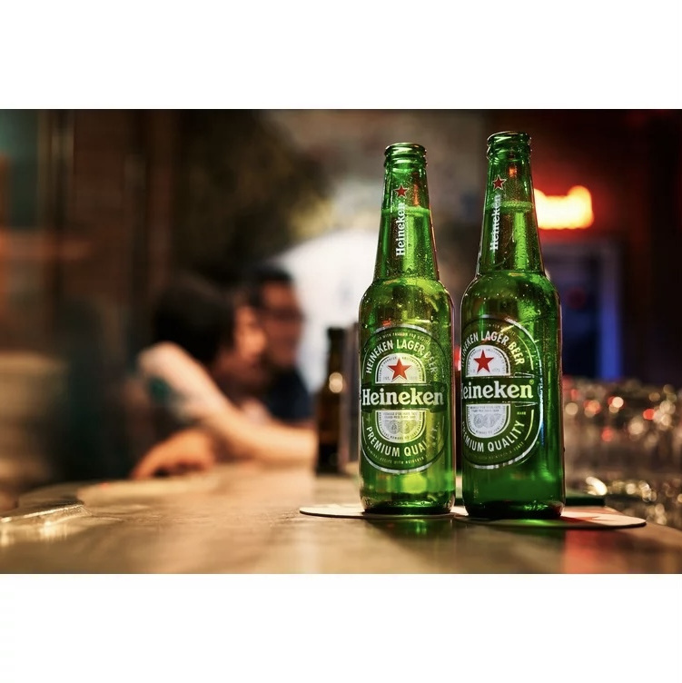 Top Selling Heineken Alcoholic Original Lager Beer, Netherlands Premium Quality Malt Lager - 24pack/12 fl oz Bottles