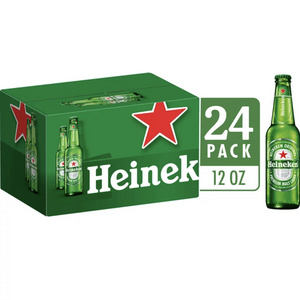 Top Selling Heineken Alcoholic Original Lager Beer, Netherlands Premium Quality Malt Lager - 24pack/12 fl oz Bottles