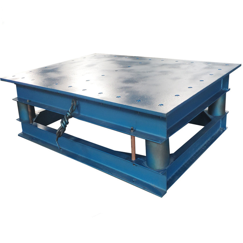 Small Industrial Vibrating Platform Concrete Moulds Refractory Brick Cement Vibration Shaker Table