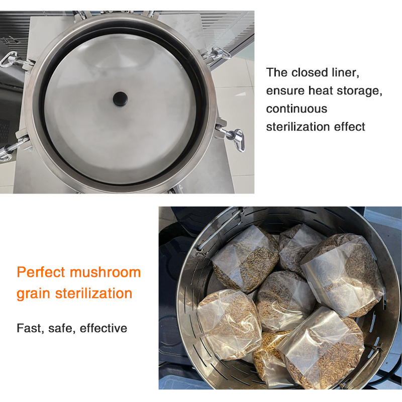 Mushroom Autoclave Steam Sterilizers Autoclaves Autoclave For Mushroom Cultivation