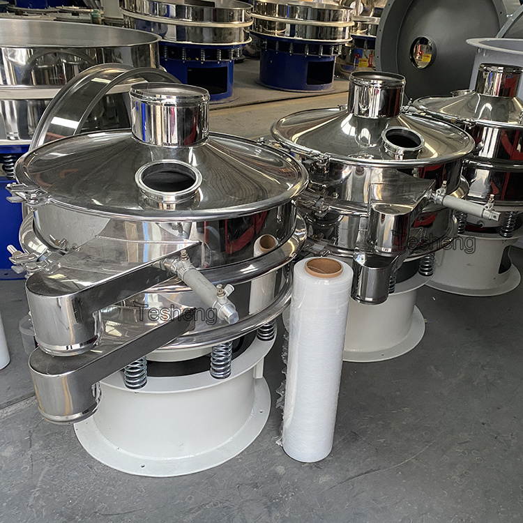 YS series types round vibrating sieve shaker vibrating machine powder sieving machine factory