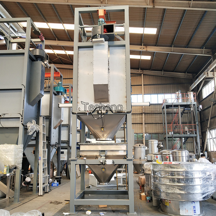 coffee powder bulk bag unloading system soybean big bag discharge station for food powder