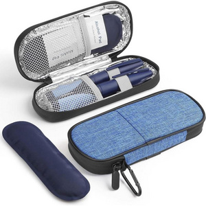 Travel Kits Medical Cooler EVA Case Insulin Travel Cooler Bag Waterproof Medical Carry Pouch