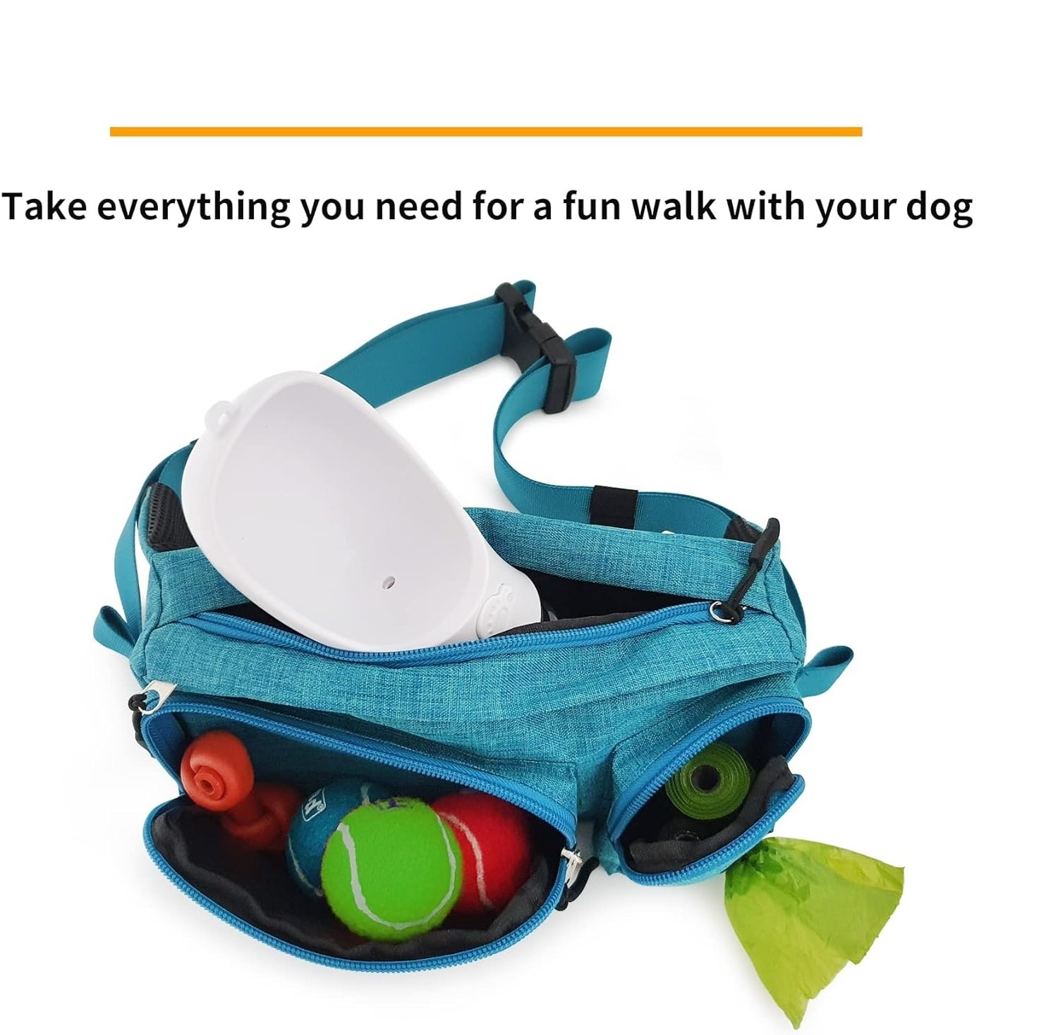 Pet Supplies Custom Logo Pet Snack Pouch Dog Food Treat Bag for Walking Dog Outside Training