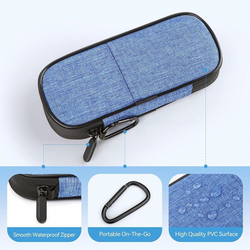 Travel Kits Medical Cooler EVA Case Insulin Travel Cooler Bag Waterproof Medical Carry Pouch