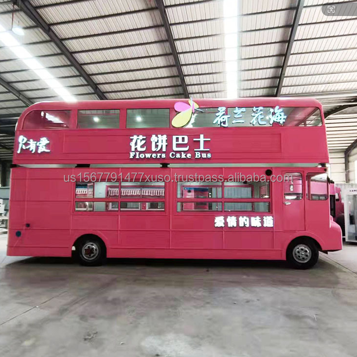 food van car double decker bus coffee shop foodtruck food kiosk van ice creamTruck Mobile Juice Bar food truck