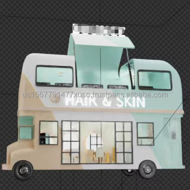 Beauty barbershop station Mobile hair salon truck hair Salon Van Truck Barber Shop Trailer Truck