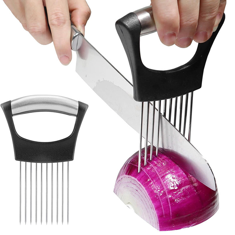 Creative easy Tomato Lemon Potato cutter slicers Onion Chopper holder meat dicer tool home kitchen gadgets accessories