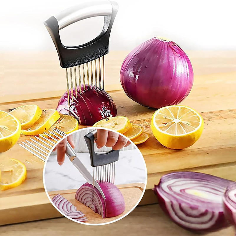 Creative easy Tomato Lemon Potato cutter slicers Onion Chopper holder meat dicer tool home kitchen gadgets accessories