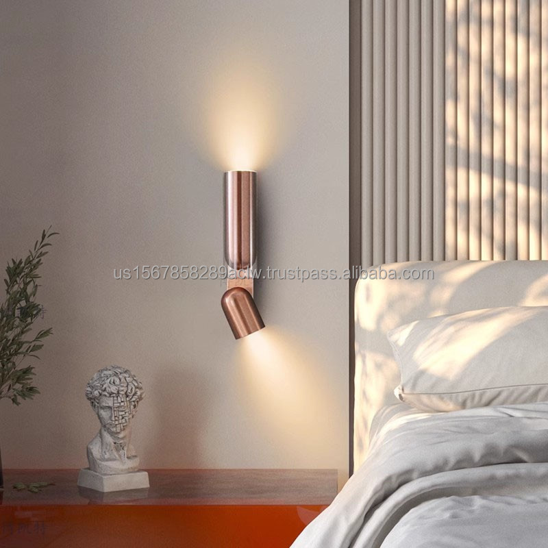 Wall Lamp Up Down Lighting Bamboo Living Room Bedroom Decoration Corridor Sconce Post Modern Wall Lights