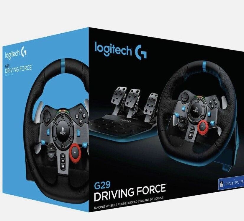 High Quality Logitechs G29 Driving Force Racing Wheel and Floor Pedals