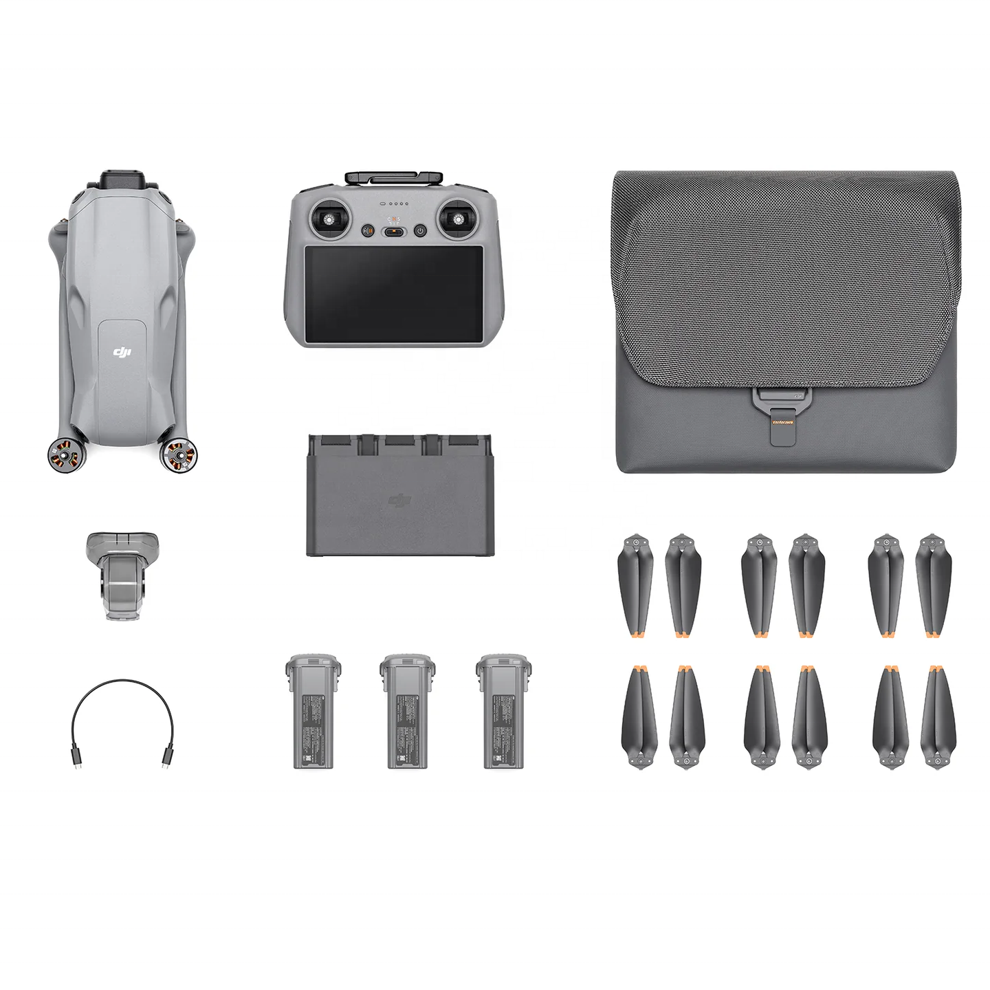 Original and brand new for DJI Air 3 with DJI RC 2 and Fly More Combo