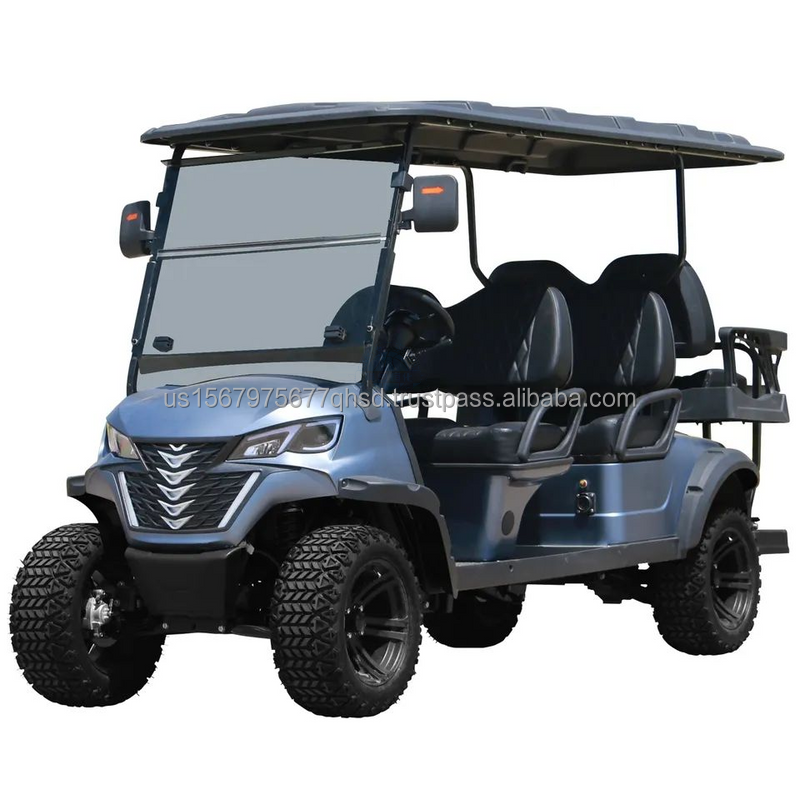 2024 High Quality Off-road Club Car Electric Vehicle AC Motor 2/4/6 Seaters 48V Lithium Battery Electric Golf Cart