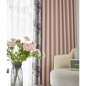 110"inch 280cm width durable cheap luxury living room blackout fabric drape curtain