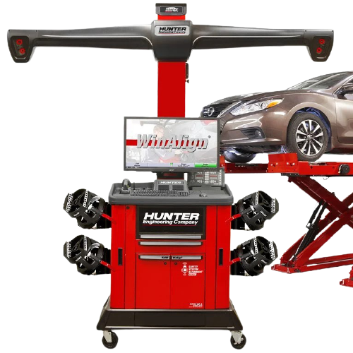 Four Car Wheel Alignment with Tire Changer and Balancing Machine