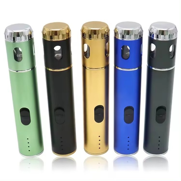 Rechargeable Powerful Usb Electric Herb Grinder Pen 28mm Mini Tobacco Dry Spice Crusher Electronic Grinder Herb Smoking