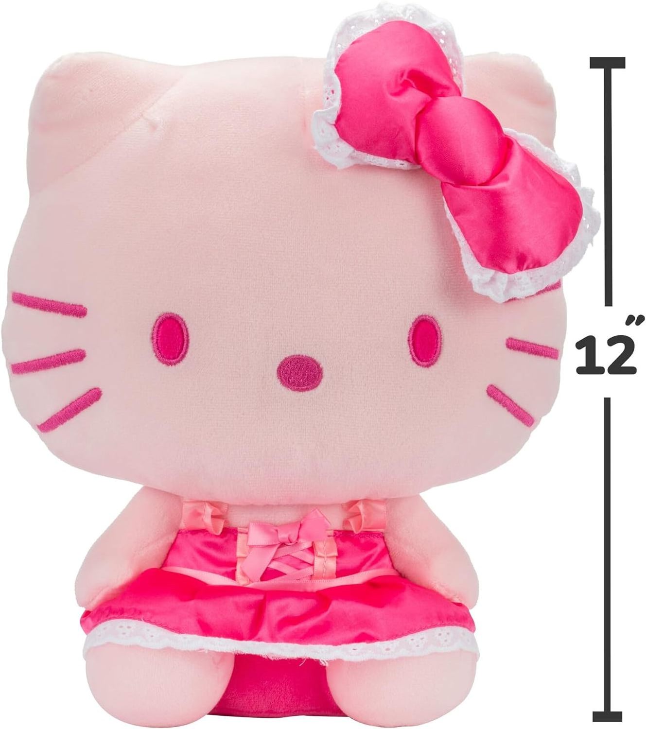 Hello Kittyy Hello Kittys 12 inches Pink Monochrome Plush