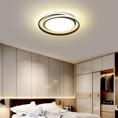 Nordic Ceiling Light Contemporary Gold Round Lamp Simple Fixtures LED Home Decorative for Living Bed Room