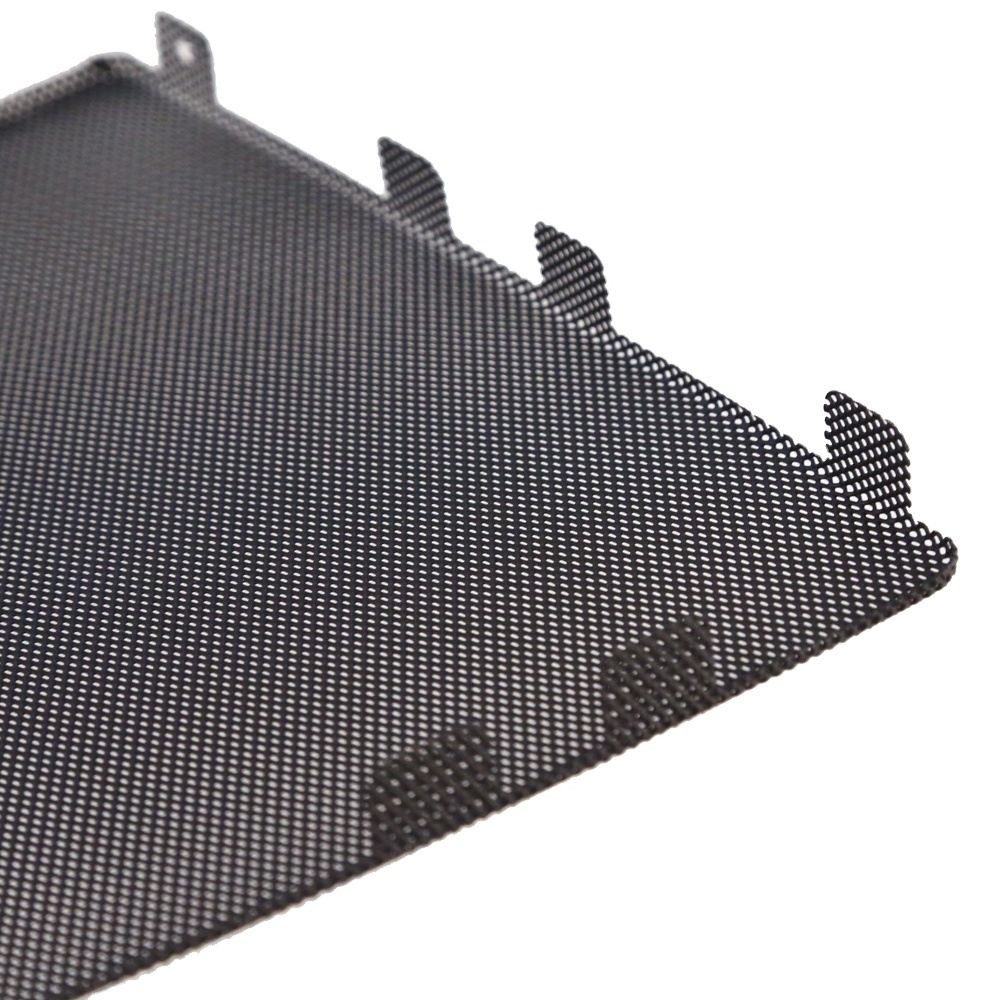 Factory Customized Perforated Expanded  Dust Prevention Wire Mesh Screen Black Coated Metal Car Mesh Speaker Grille