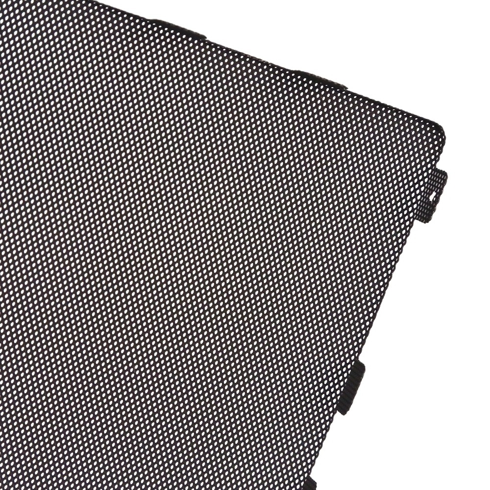 Factory Customized Perforated Expanded  Dust Prevention Wire Mesh Screen Black Coated Metal Car Mesh Speaker Grille