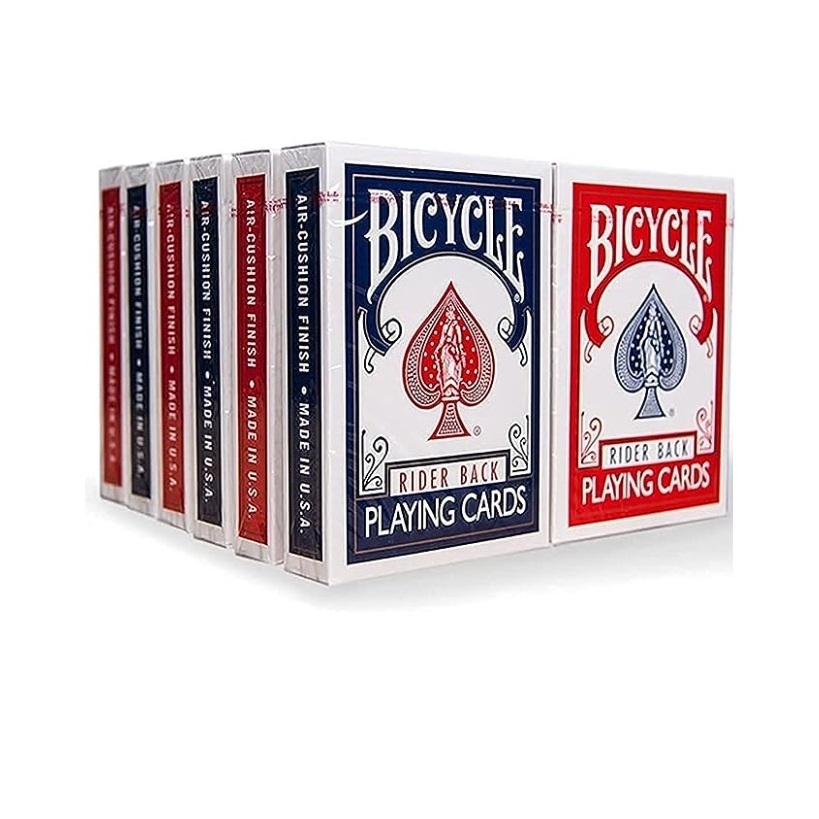 Entertainment Playing Cards  Red Blue Deck Rider Back Bicycle Poker Cards