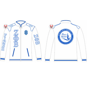 Zeta Phi Beta Sorority Embroidery Women Racing Jacket | ZPB Sorority Embroidered Ladies Customized Raccar Jacket