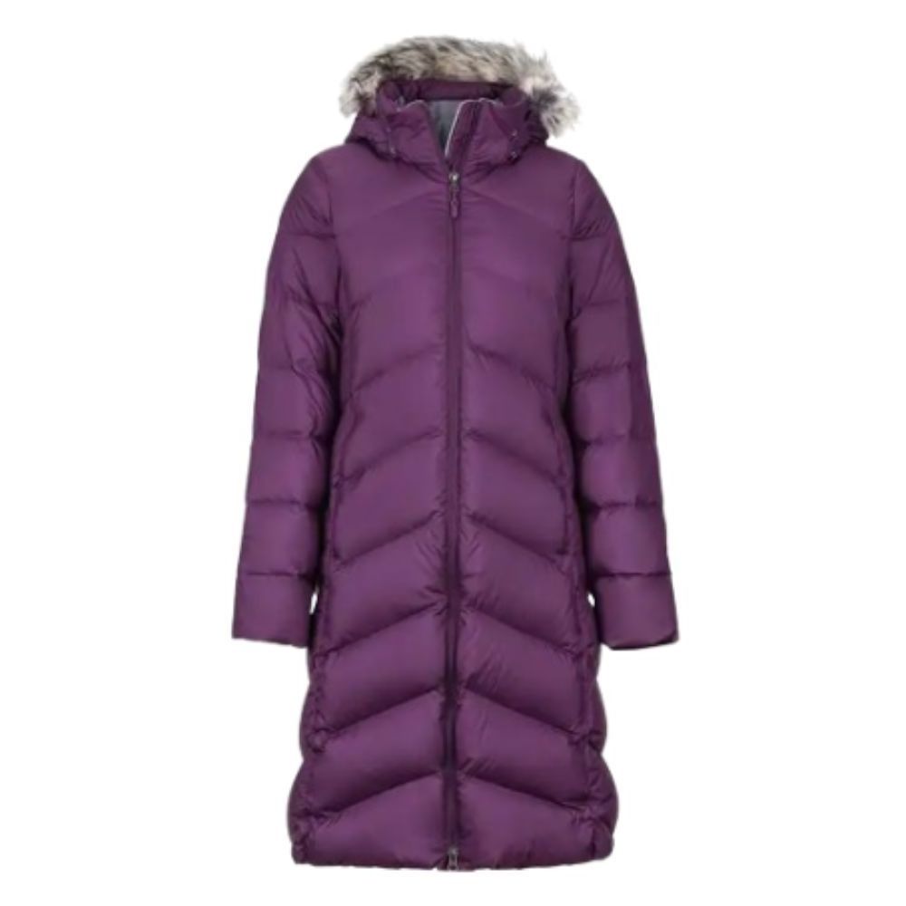 2023 Custom Women's Puffer Jacket Cold Winter Down Long Jackets Windproof with Detachable Hood Fur