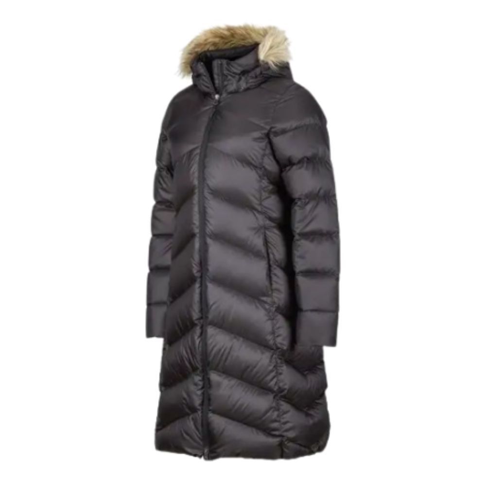 2023 Custom Women's Puffer Jacket Cold Winter Down Long Jackets Windproof with Detachable Hood Fur