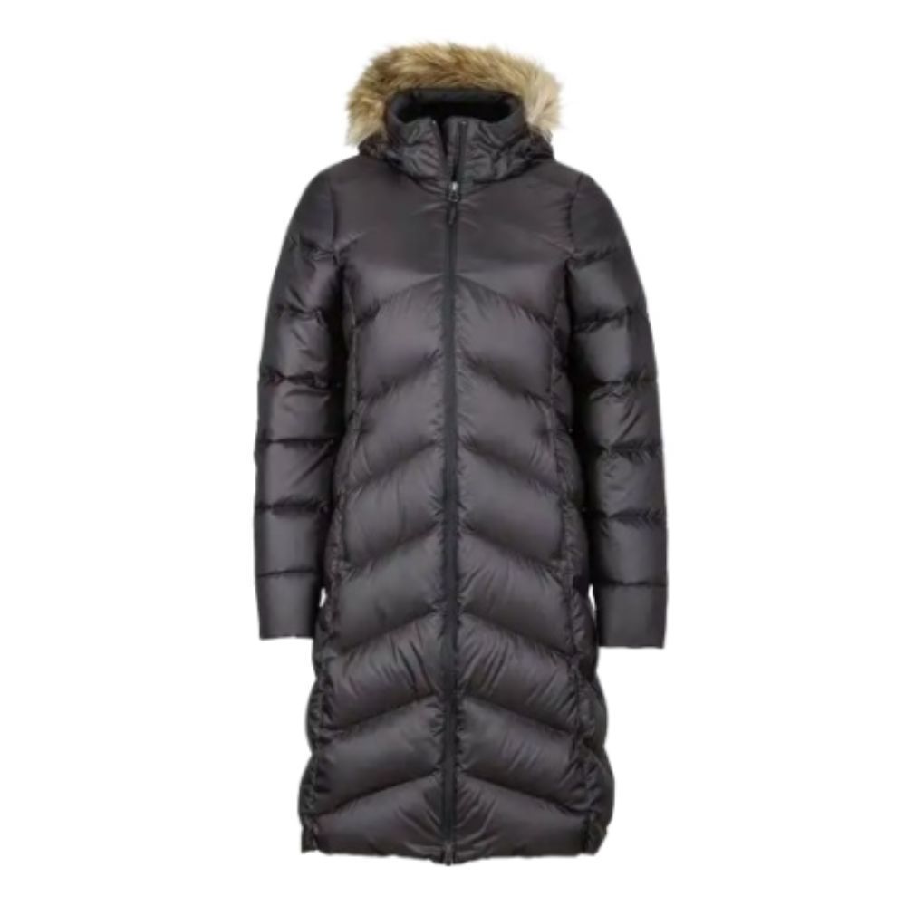 2023 Custom Women's Puffer Jacket Cold Winter Down Long Jackets Windproof with Detachable Hood Fur