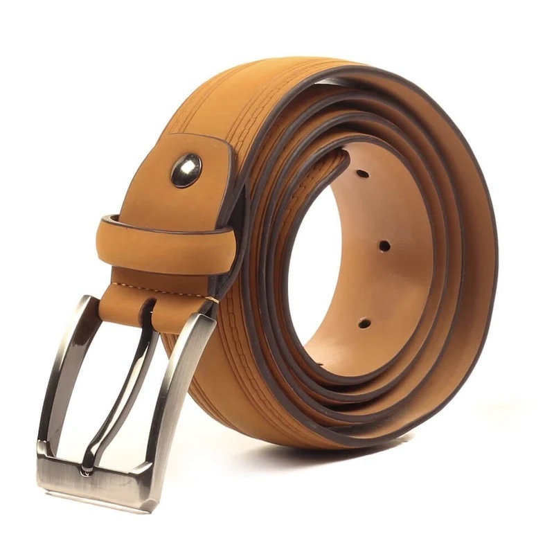 Hot Selling High Quality Classic Business Type Plain Real Leather belt Genuine Leather Belts Men's Belt