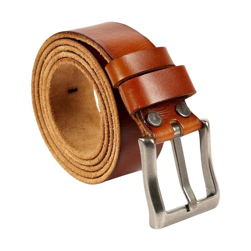 Hot Selling High Quality Classic Business Type Plain Real Leather belt Genuine Leather Belts Men's Belt