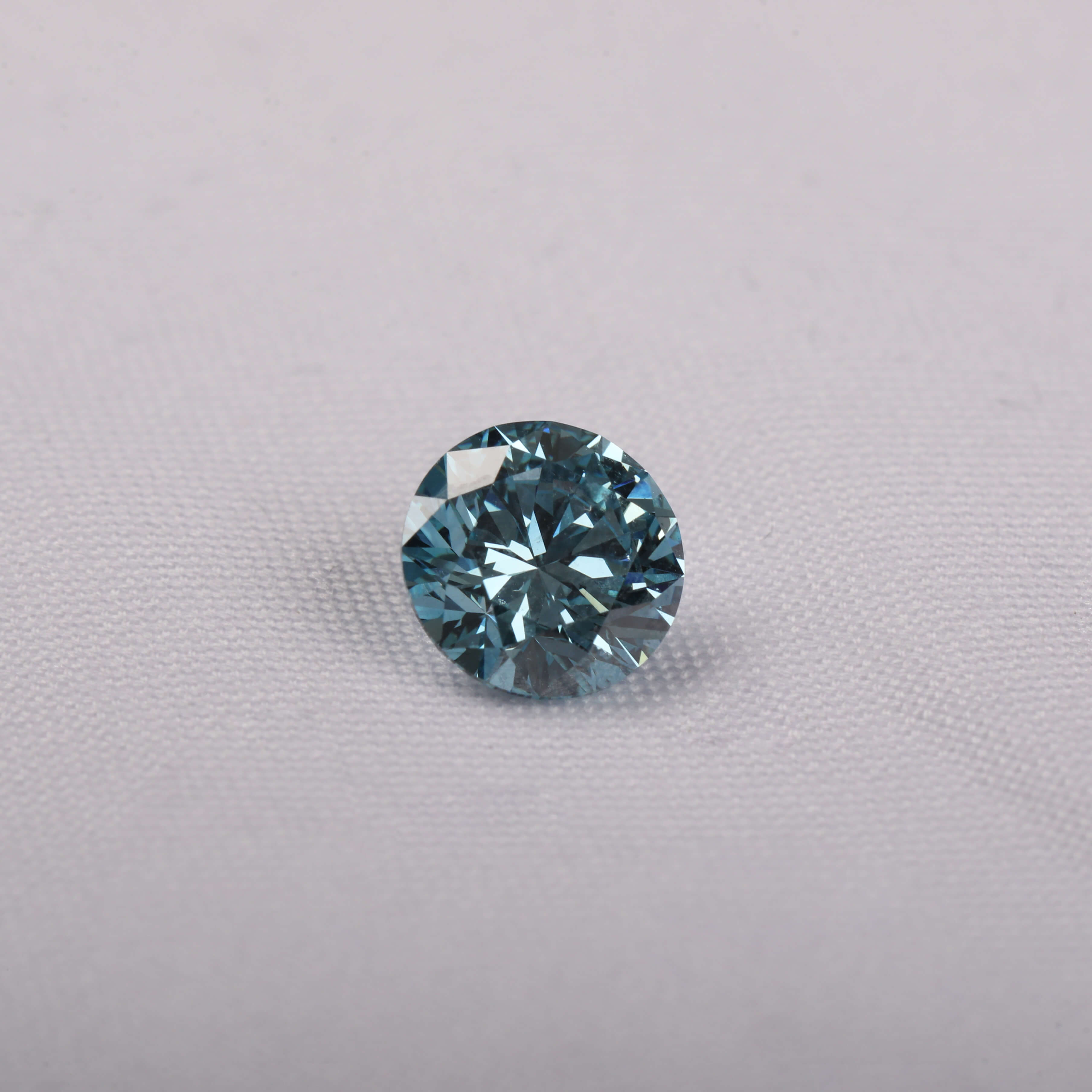 1.00 Carat ROUND Cut Lab Grown Diamond / FANCY BLUE COLOUR FILLED LAB CREATED Diamond Loose Stone For Exquisite Jewelry Making