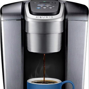 New Keurigs K-Elite Single-Serve K-Cup Pod Coffee Maker, Brushed Silver