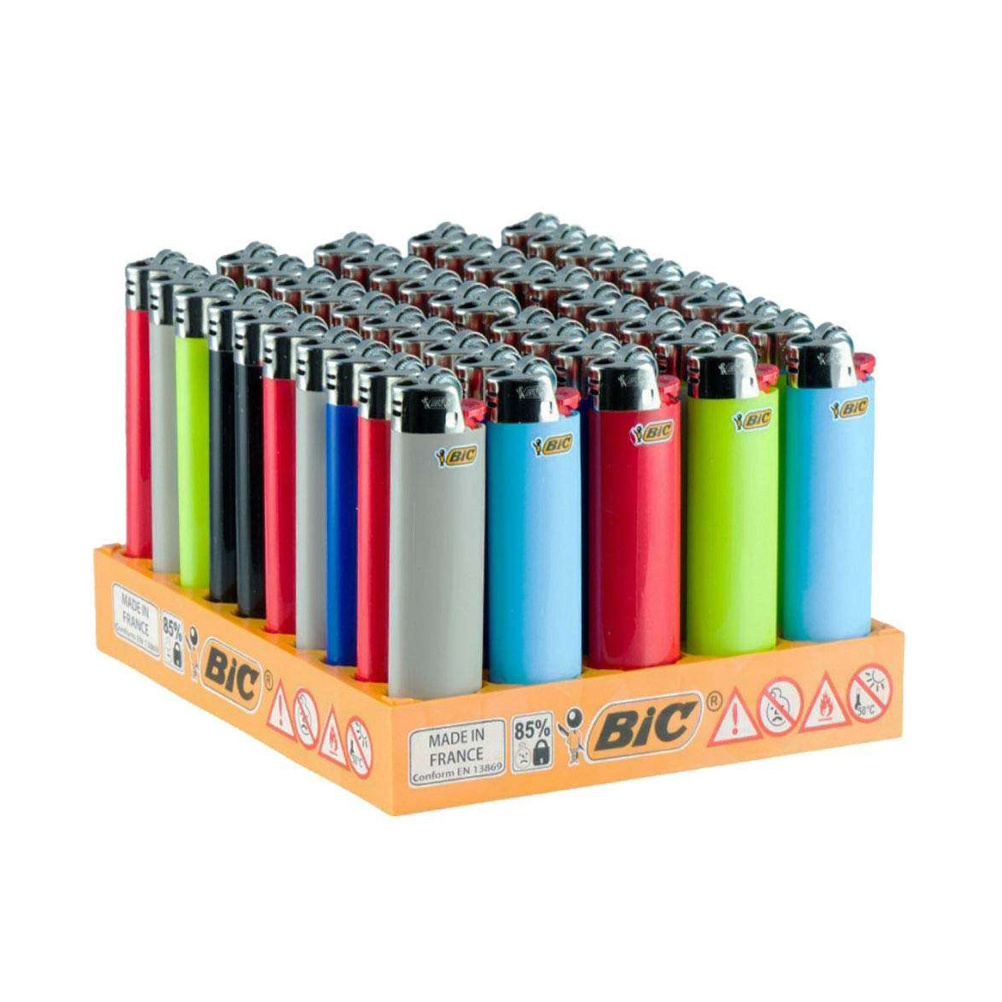 Brand New Bic Lighter in trays of 50, Disposable Lighters and Original Bic Regular lighters