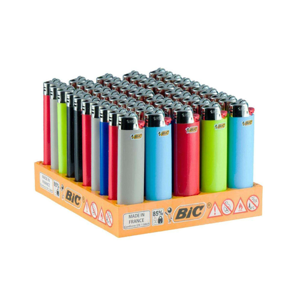 Brand New Bic Lighter in trays of 50, Disposable Lighters and Original Bic Regular lighters