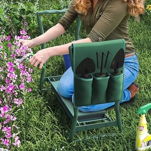 Premium Quality Garden Kneeler with Tool Bag Perfect for Kneeling to Take Care of Flowers