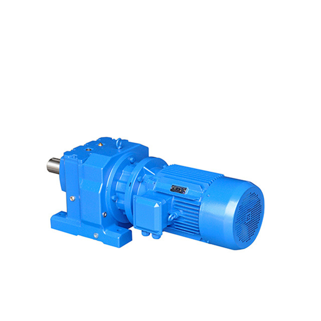 R57 helical inline reverse gearbox 40 1 gear motor