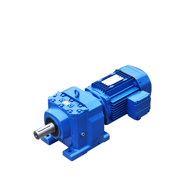 R57 helical inline reverse gearbox 40 1 gear motor